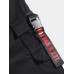 Mens Letter Print Push Buckle Pocket Cotton Drawstring Cuffed Cargo Jogger Pants